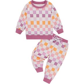 طفل رضيع فتاة ملابس الخريف وتتسابق كم طويل البلوز بلوزات فستان أطفال مع سروال داخلي للفتيات 6 9 12 18 24 أشهر 2T 3T 4T in Kuwait