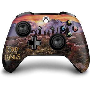 Head Case Designs Officially Licensed The Lord of The Rings The Fellowship of The Ring Map of The Middle Earth Graphic Art Vinyl Sticker Gaming Skin Decal Compatible with Xbox One S/X Controller