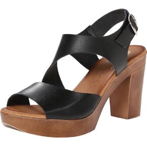 Eric Michael Women's Casual Heels Ginger 6000 Womens Fashion Casual Heels Sandal