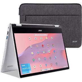 Acer Chromebook Spin 314 CP314-2HN-318R Convertible Laptop Intel Core i3-N305 14" WUXGA IPS Corning Gorilla Glass Touch Display 8GB LPDDR5 128GB PCIe SSD Wi-Fi 6E Full HD Webcam Chrome OS