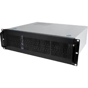 Rosewill 3U Server Chassis Rackmount Case, 6X 3.5 Bays, ATX Compatible, 2X 80mm Fans, 2X USB 3.0, Silver/Black - RSV-Z3100U