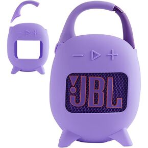 for JBL Clip 5 Portable Bluetooth Speaker Silicone Cover Case, Protective Silicone Case for JBL Clip 5 Portable Bluetooth Speaker Accessories(Red)