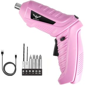 47 in 1 Electric Screwdriver,JENABOM Cordless Drill Screwdriver Bits Set Rechargeable, 3.6V Li-ion 3.5N·m Max Torque Electric Rotatable Drill Screwdriver