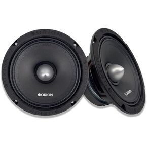ORION Cobalt CM652 High Efficiency 6.5" Mid-Range Bullet Loudspeakers, 1000W Max Power, 250W RMS, 2 Ohm, 1.5" Voice Coil - Pro Car Audio Stereo, Midrange Speakers (Pair)