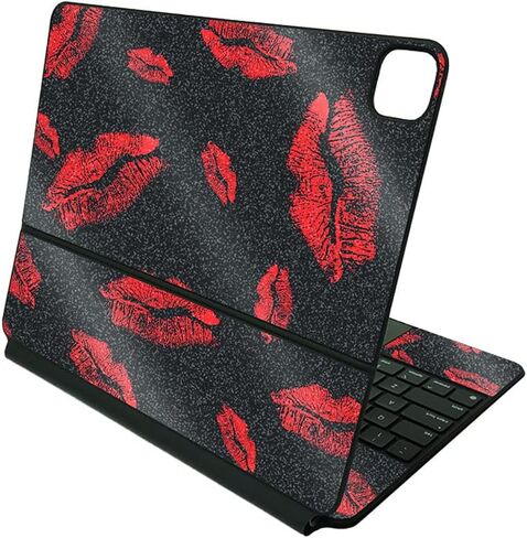 MightySkins Glossy Glitter Skin Compatible with Apple Magic Keyboard for iPad Pro 12.9" (3rd-6th Generation) - Magic Pineapple | Protective, Durable High-Gloss Glitter Finish | Made in The USA in Kuwait