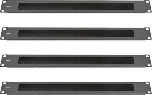 2U Brush Panel Cable Management, Nylon Dustproof Design, Enhances Airflow for 19-Inch Server Racks and Network Cabinets (2U 1PACK) in Saudi Arabia