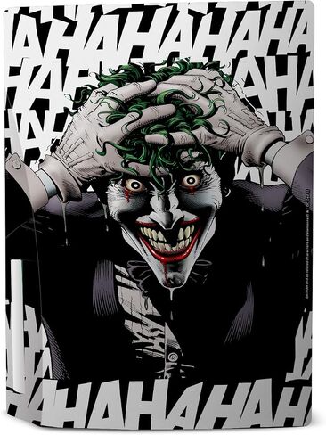 Head Case Designs Officially Licensed The Joker DC Comics Batman: Harley Quinn 1 Character Art Vinyl Faceplate Sticker Gaming Skin Decal Cover Compatible with PS5 Disc Console & DualSense in Kuwait