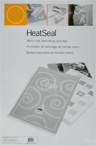 أوراق تغليف GBC، أكياس تصفيح حرارية، حجم الحروف، 5 مل، تنسيق السرعة، HeatSeal UltraClear، 100 حزمة (3200587) in Kuwait