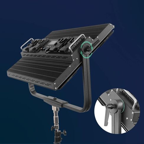 led Video Light,RGB LED Video Light Video Lighting Kit Bi-Color Photography Lighting, Studio Light, Continuous Film Light, Controller+APP, for Photography, YouTube Studio, Video Shooting in Saudi Arabia
