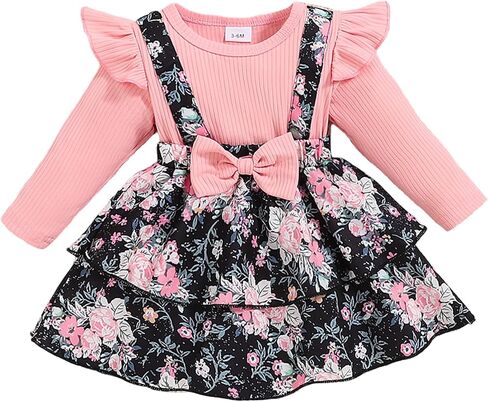 Baby Girl Dress Infant Dresses Summer Clothes Short Sleeve Overall Outfits Skirt Headband in Saudi Arabia