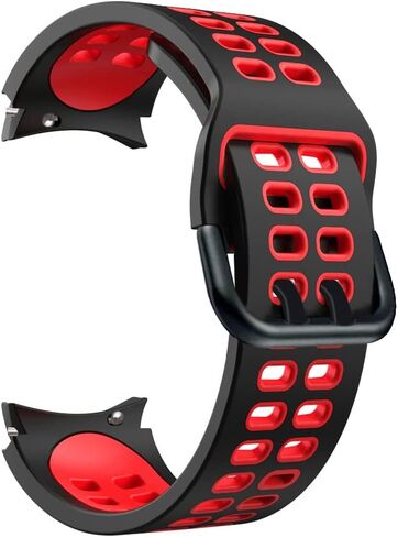 Threeeggs Watch Band for Galaxy Watch 4, 20mm Silicone Strap for Samsung Galaxy Watch 6 / Watch 5 / Watch 5 Pro, Soft Sports Wristband for Women Men in Kuwait