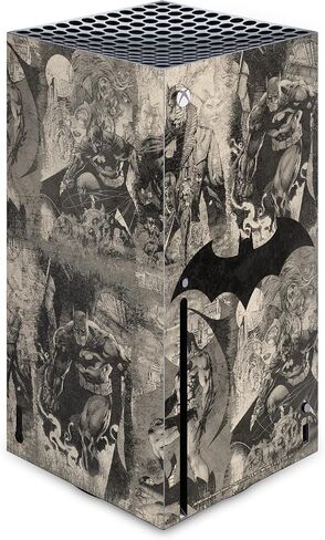 Head Case Designs Officially Licensed Batman DC Comics Hush Logos And Comic Book Vinyl Sticker Gaming Skin Decal Cover Compatible With Xbox Series X Console in Kuwait