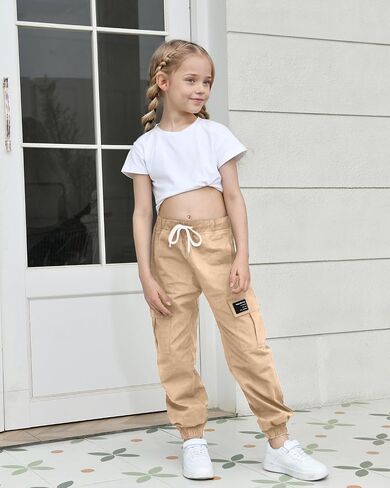 BINPAW Girls Cargo Jogger Pants 6-16 Years in Kuwait