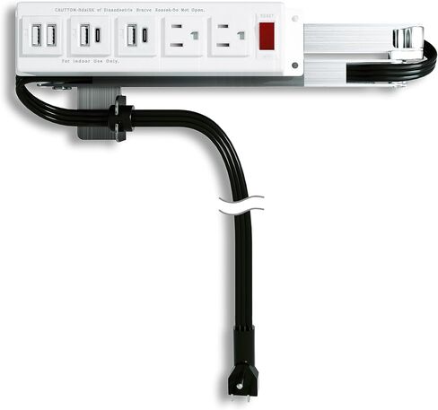 طقم مخارج الدرج مع محطة شحن سريعة PD20W USB-C (2)، USB-A (4)، منافذ تيار متردد (TR) (15 أمبير) (2)، كابل طاقة (14 AWG) للخزائن in Saudi Arabia