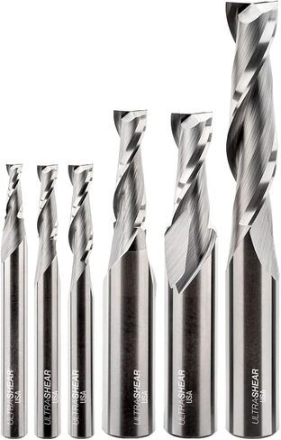 Domino Cutter Mortising Bits, 5 Piece Set, Solid Carbide Router Bit Set, USA Made, for CNC, Hand & Table Routers - USDTSET1-5PC in Saudi Arabia