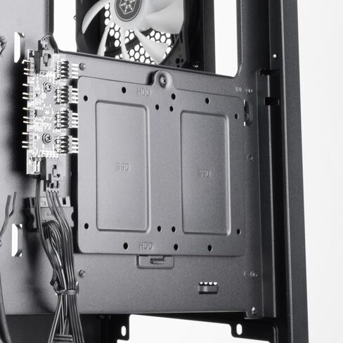 SilverStone Technology FARA 514X White All-Metal ATX Tower Chassis with Dual Radiator Support, ARGB Fans, and GPU Brace, SST-FA514X-WG in Saudi Arabia