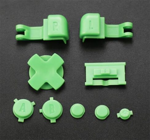 Full Set Buttons A B L R LR Button Power On Off Volume Button D-Pad Key for Game boy Advance SP for GBA SP Console (Clear Red) in Saudi Arabia
