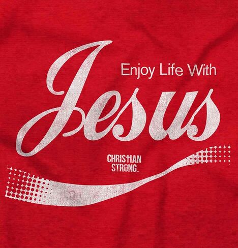 Brisco Brands Punny Christian Enjoy Life With Jesus Baby Romper Boys or Girls in Saudi Arabia