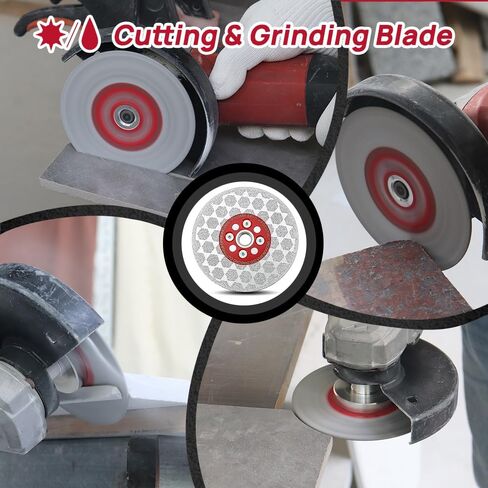 Diamond Cutting Grinding Disc - 4.5 Inch(115mm) Tile Cutting Blade for Porcelain Ceramic Tile Marble Quartz for Angle Grinder in Kuwait