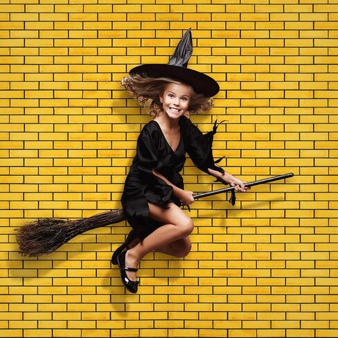 1 Pcs 4.5 x 9 Feet Yellow Brick Road Floor Runner for Wizard Oz Party Decorations,Large Disposable Brick Stone Wall Backdrop Tablecloth for Halloween Princess Cosplay Medieval Castle Party Supplies in Saudi Arabia