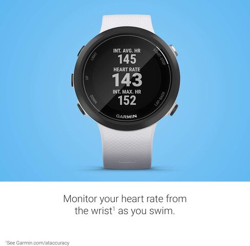 Garmin Swim 2, GPS Swimming Smartwatch for Pool and Open Water with Signature Stand and Cloth | Underwater Heart Rate, Records Distance, Pace, Stroke Count and Type in Saudi Arabia