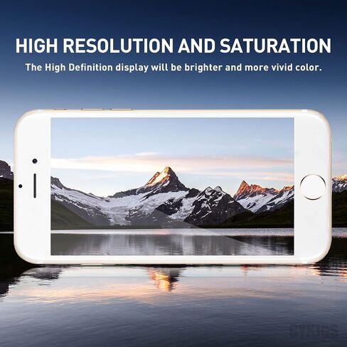 for iPhone 7 Screen Replacement with Home Button 4.7" Black, 3D Touch LCD Display Digitizer Full Assembly with Fix Tools Front Camera Speaker Sensor Glass Screen Repair Kit A1660, A1778, A1779 in Kuwait
