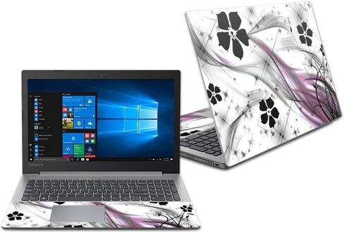 MightySkins Skin Compatible with Lenovo Ideapad 330 15" (2018) - Vintage Floral | Protective, Durable, and Unique Vinyl Decal wrap Cover | Easy to Apply, Remove, and Change Styles | Made in The USA in Saudi Arabia