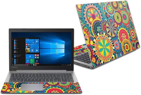 MightySkins Skin Compatible with Lenovo Ideapad 330 15" (2018) - Vintage Floral | Protective, Durable, and Unique Vinyl Decal wrap Cover | Easy to Apply, Remove, and Change Styles | Made in The USA in Saudi Arabia