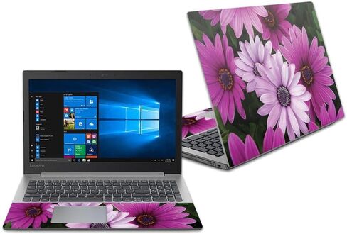 MightySkins Skin Compatible with Lenovo Ideapad 330 15" (2018) - Vintage Floral | Protective, Durable, and Unique Vinyl Decal wrap Cover | Easy to Apply, Remove, and Change Styles | Made in The USA in Saudi Arabia