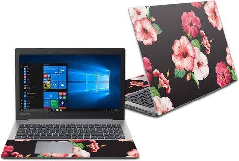MightySkins Skin Compatible with Lenovo Ideapad 330 15" (2018) - Vintage Floral | Protective, Durable, and Unique Vinyl Decal wrap Cover | Easy to Apply, Remove, and Change Styles | Made in The USA in Saudi Arabia