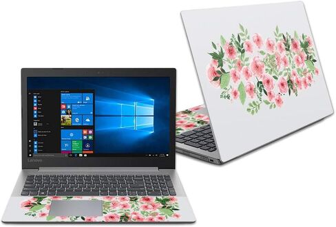 MightySkins Skin Compatible with Lenovo Ideapad 330 15" (2018) - Vintage Floral | Protective, Durable, and Unique Vinyl Decal wrap Cover | Easy to Apply, Remove, and Change Styles | Made in The USA in Saudi Arabia