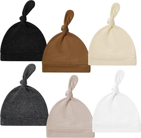 American Trends Newborn Baby Hat Set Toddler Beanie Hats Soft Hospital Caps for Infant Baby Girls Boys in Saudi Arabia