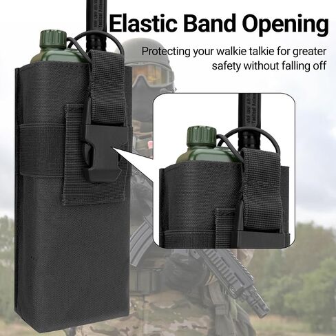 BAOFENG راديو Hoster Molle راديو الحقيبة التكتيكية حامل الراديو راديو حالة Molle راديو حقيبة النايلون ل AR-152 UV-25 AN/PRC 148 152 اتجاهين راديو لاسلكي لاسلكي تخزين قابل للتعديل in Saudi Arabia