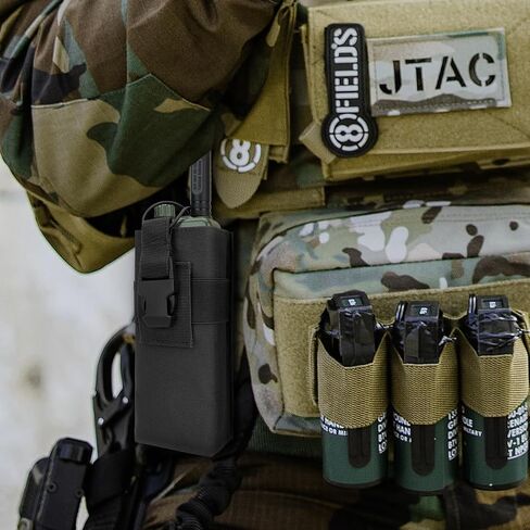 BAOFENG راديو Hoster Molle راديو الحقيبة التكتيكية حامل الراديو راديو حالة Molle راديو حقيبة النايلون ل AR-152 UV-25 AN/PRC 148 152 اتجاهين راديو لاسلكي لاسلكي تخزين قابل للتعديل in Saudi Arabia