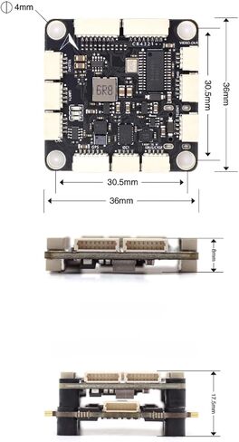 MicoAir H743 Flight Controller Stack with 4in1 50A Bluejay 48K ESC FC&ESC Support Ardupilot/Betaflight/INAV/PX4 for DJI O3 Air Unit FPV in Saudi Arabia