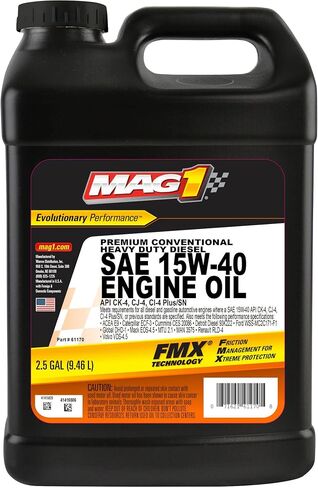 62631 SAE 15W-40 Premium Conventional Heavy Duty Diesel Engine Oil - 1 Gallon in Saudi Arabia