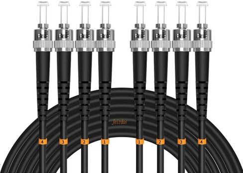 60Meters 196ft LC to LC 4 Core Outdoor Armored Fiber Optic Cable Jumper Patch Cord Optical 9/125 Singlemode LC-LC in Kuwait