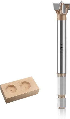 5Pcs Drill Bit Set for Woodworking, Various Sizes, Carbide Tipped Wood Hole Saw Auger Opener, Hole Opener Hinge Hole Cutter for Woodworking, Plastic, Plywood Products (5 Bit Set) in Kuwait