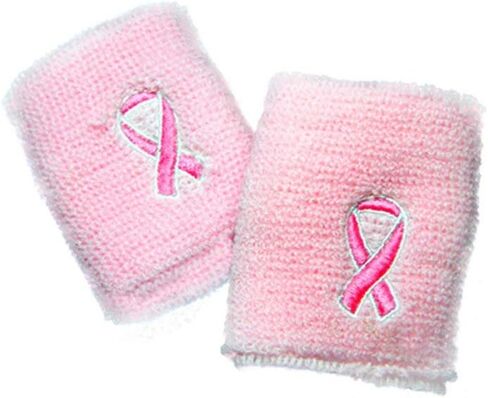 Breast Cancer Awareness Sport Headband, Armband and Wristband for Breast Cancer Awareness- Perfect for Sports Teams, High School, College, Pee Wee and Cheerleading in Saudi Arabia