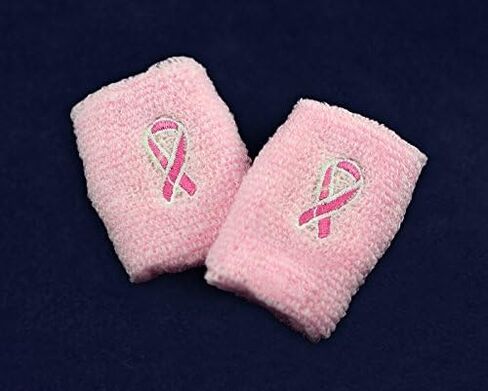 Breast Cancer Awareness Sport Headband, Armband and Wristband for Breast Cancer Awareness- Perfect for Sports Teams, High School, College, Pee Wee and Cheerleading in Saudi Arabia