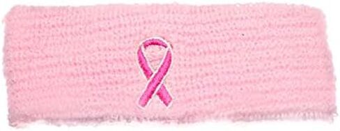 Breast Cancer Awareness Sport Headband, Armband and Wristband for Breast Cancer Awareness- Perfect for Sports Teams, High School, College, Pee Wee and Cheerleading in Saudi Arabia