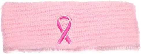 Breast Cancer Awareness Sport Headband, Armband and Wristband for Breast Cancer Awareness- Perfect for Sports Teams, High School, College, Pee Wee and Cheerleading in Saudi Arabia