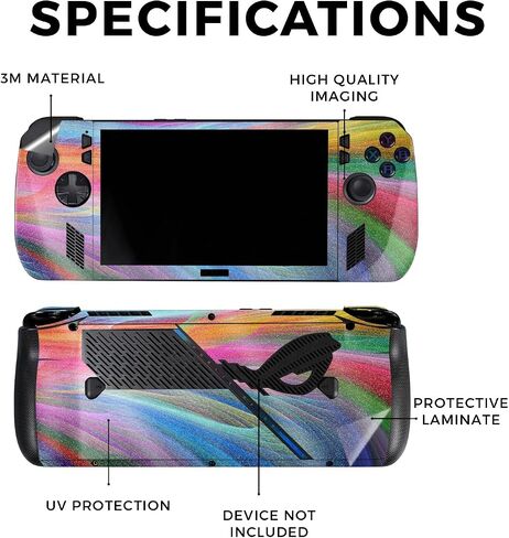 Skin Compatible with Asus ROG Ally X - Antique Purple - Premium 3M Vinyl Protective Wrap Decal Cover - Easy to Apply | Crafted in The USA by MightySkins in Kuwait