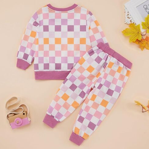 طفل رضيع فتاة ملابس الخريف وتتسابق كم طويل البلوز بلوزات فستان أطفال مع سروال داخلي للفتيات 6 9 12 18 24 أشهر 2T 3T 4T in Kuwait