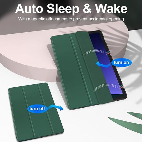 حافظة SSS·GRGB لجهاز سامسونج جالاكسي تاب S9+/ S9 FE Plus 5G 2023 مقاس 12.4 بوصة SM-X810/X816B/X818U مع حامل قلم S، غطاء تابلت واقٍ بحامل رفيع قابل للطي، استيقاظ/غفو تلقائي، عرض متعدد الزوايا، أسود in Kuwait