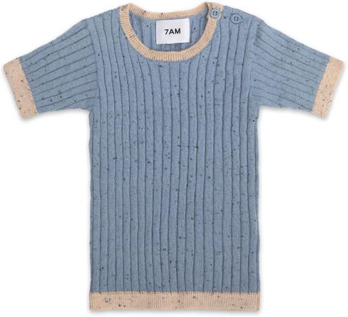 7AM Short Sleeve Baby T-Shirt - Hug Me Collection Unisex Crew Neck Shirts for Infants & Toddlers | Soft Cotton & Comfywear in Kuwait