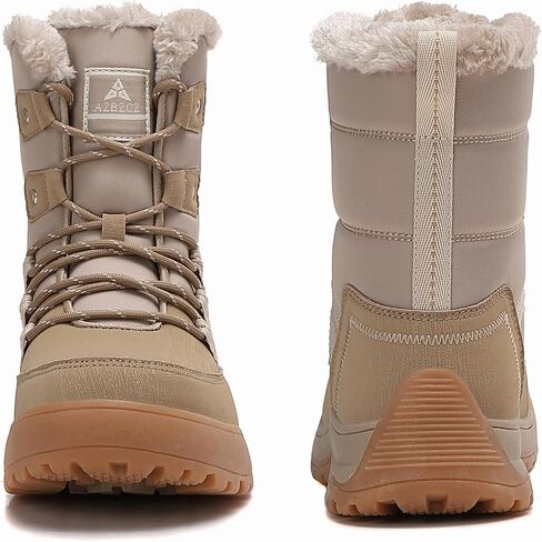 Women's Winter Snow Boots Waterproof | Warm, Anti Slip, Non Slip, Fur Lined, Comfortable, Ski, Insulation, Snowproof, Durability, Thick Sole in Kuwait