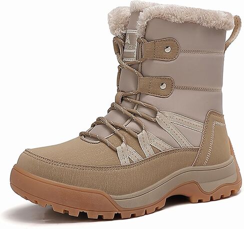 Women's Winter Snow Boots Waterproof | Warm, Anti Slip, Non Slip, Fur Lined, Comfortable, Ski, Insulation, Snowproof, Durability, Thick Sole in Kuwait