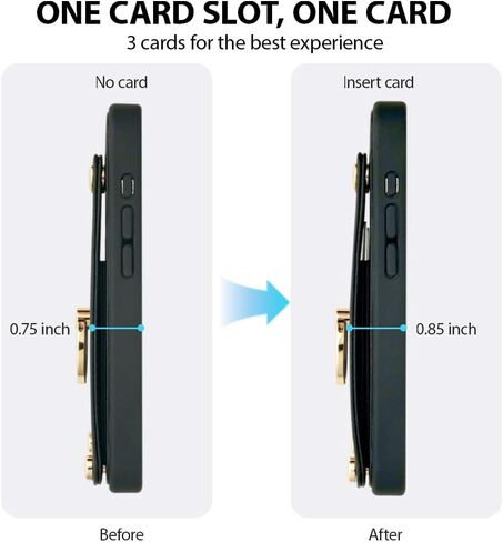 LAMEEKU for iPhone 15 Pro Max Wallet Case, Case with Card Holder, 360°Rotation Ring Kickstand, RFID Blocking Leather Protective Case Designed for Women Men for Apple iPhone 15 Pro Max 6.7'' Black in Saudi Arabia