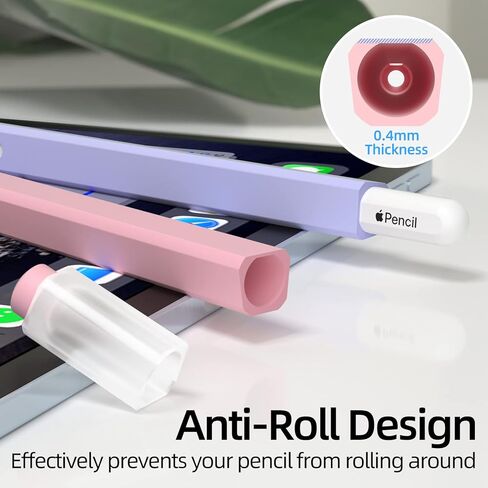 2 علبة مقلمة متوافقة مع Apple Pencil Pro/Apple Pencil الجيل الثاني، حافظة سيليكون مضادة للانزلاق، متوافقة مع الشحن المغناطيسي وDoubleClick. (أزرق سماوي، أخضر داكن) in Saudi Arabia